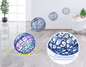 LATAJĄCA PIŁKA LED KULA USB ŚWIECĄCA DRON UFO