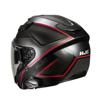 HJC F31 Ludi Black/Red M мотоциклетный шлем с открытым лицом