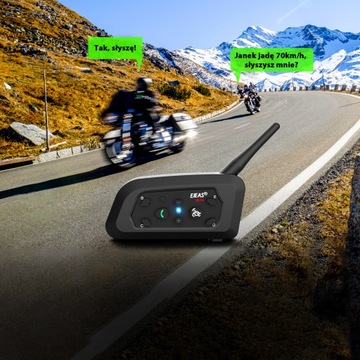 ИНТЕРКОМ EJEAS V6 PRO+ МОТОЦИКЛНЫЙ ИНТЕРКОМ НОВАЯ ВЕРСИЯ 2024 1200M