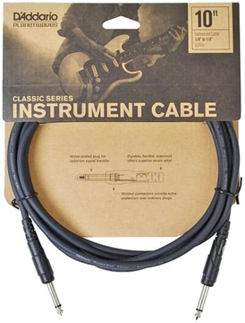 D'Addario PW-CGT-10 Classic Series Instrument Cable 3m