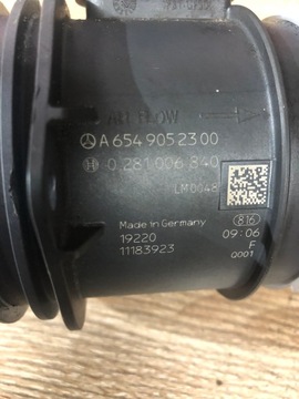 MERCEDES W177 2.0 CDI VÁHA VZDUCHU 6549052300