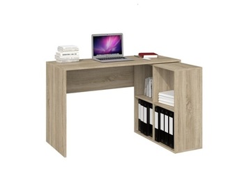 BIURKO PLUS + REGAŁ MALAX 2X2 DĄB SONOMA