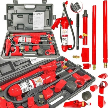 ROZPIERAK HYDRAULICZNY 4T ZESTAW BLACHARSKI WALIZKA SOLIDNY MOCNY