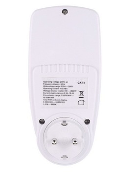 ВАТ МЕТР СЧЕТЧИК ЭНЕРГИИ СЧЕТЧИК ПОТРЕБЛЕНИЯ ЭЛЕКТРОЭНЕРГИИ ВОЛЬТМЕТР 2 ТАРИФА