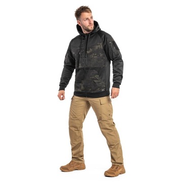 Bluza moro Helikon Rogue Hoodie Black/Multicam L