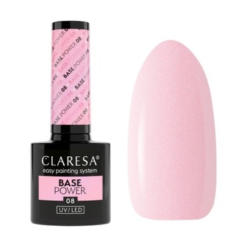 CLARESA Baza hybrydowa do paznokci POWER BASE 08 - 5g
