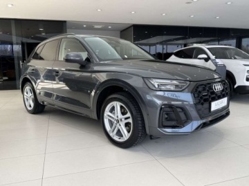 Audi Q5 II SUV Facelifting 2.0 40 TDI 204KM 2020 Audi Q5 40 TDI mHEV Quattro S Line S tronic Panorama Kamera 360 LED, zdjęcie 4