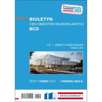 Sekocenbud BCO cz. 1 Obiekty kubaturowe 1 kw 2024