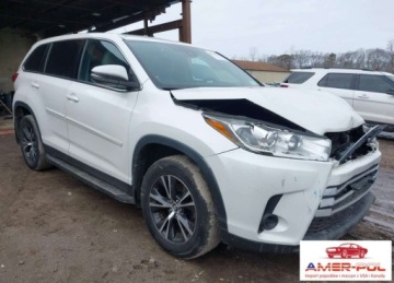 Toyota Highlander II 2019 Toyota Highlander 2019r., LE, V6, od ubezpieczalni 3.5 Benzyna 295KM