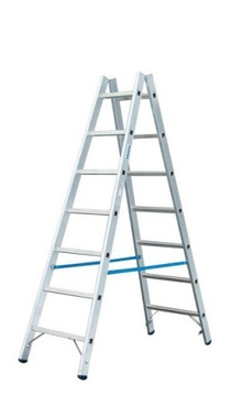 Лестница двусторонняя с перекладинами Krause STABILO 2X10 124937