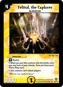 *DM-06 DUEL MASTERS - TELITOL, THE EXPLORER - !!!