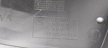 BMW 5 G30 G31 G38 M-PAKET KRYT TROJŮHELNÍK PODBĚHU LEVÝ PŘEDNÍ 51718060031