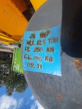 Шкив канатный 12,5 тонн, двухшкивный с крюком