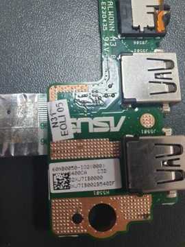 Разъем USB JACK для модуля Asus S400C 60NB0050