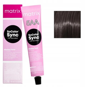 MATRIX SOCOLOR SYNC PRE-BONDED ALKALINE TONER FARBA DO WŁOSÓW 5AA 90ML