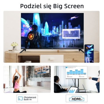 Смарт-телевизор CHiQ 50 дюймов, 4K UHD, Android11