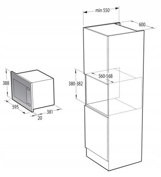 Zestaw biały GORENJE BPSA6747A08WG + BM251SG2WG
