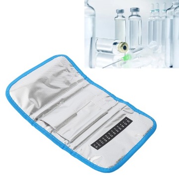 Niebieska lodówka na leki cukrzycowe Wodoodporna