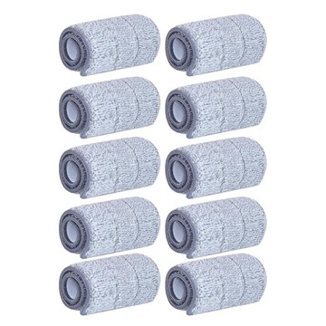 10 насадок для швабры, салфетки из микрофибры, 10 шт.