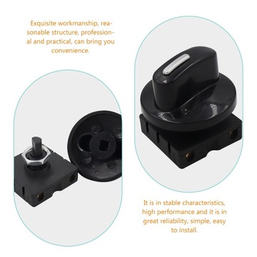 ВЕНТИЛЯТОР 4-ПОЗИЦИОННЫЙ 3-СКОРОСТНОЙ ПОВОРОТНЫЙ ПЕРЕКЛЮЧАТЕЛЬ 2