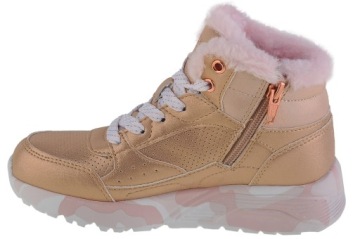 Взуття Skechers UNO LITE камуфляж DAZZLE 310485L-GDPK дитяче зимове хутро