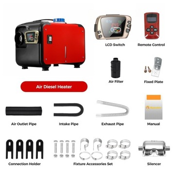 БЕНЗИНОВЫЙ ГАЗОВЫЙ НАГРЕВАТЕЛЬ МАСЛОВЕНТИЛЯТОР WEBASTO ОТОПЛЕНИЕ 8 кВт 12 В ЖК-дисплей