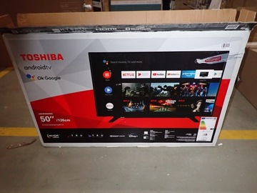 Телевизор TOSHIBA 50UA2063DG UHD AndroidTV — поврежден