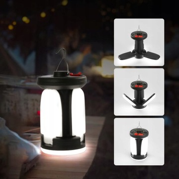 ТУРИСТИЧЕСКИЙ КЕМПИНГОВЫЙ ФОНАРЬ СОЛНЕЧНЫЙ ФОНАРЬ 6-режимный