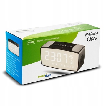 Электронный будильник CLOCK с FM-радио Bluetooth