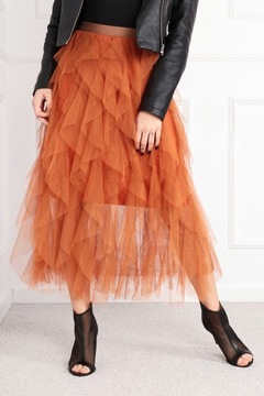 ЖЕНСКАЯ ЮБКА ДЛИННАЯ ЖЕНСТВЕННАЯ ЛЕТНЯЯ ЭЛЕГАНТНАЯ ЮБКА ИЗ ТЮЛЯ ЦВЕТА 1928