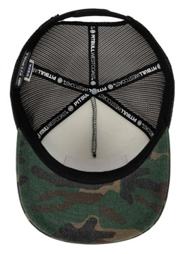 PITBULL WEST COAST CZAPKA MESH SNAPBACK BLOOD DOG WOODLAND CAMO