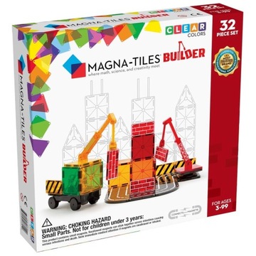 MAGNA TILES Klocki magnetyczne Builder Pojazdy