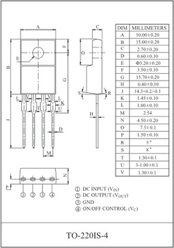KA78R12 — 4-контактный регулятор низкого падения напряжения