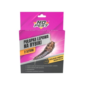 LEP ЛОВУШКА ДЛЯ САХАРНОЙ РЫБЫ САХАРНОЕ СЕРЕБРО СИЛЬНЫЙ АТТРАКТАНТ 4 ШТ. БЕЗ ВРЕДИТЕЛЕЙ