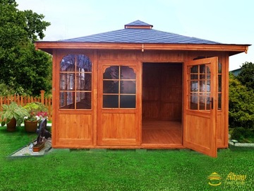 ALTANA 23 3x3 z ozdobami SZKLANA ALTANKA OGRODOWA PRODUCENT - OBNIŻKA 14%