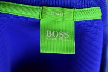 Hugo Boss Green Salbo Slim Fit Bluza Męska Bawełna Niebieska M/L