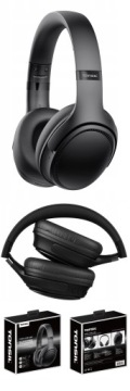 Беспроводные наушники TONSIL R35BT PRO ANC, ЧЕРНЫЕ, накладные Bluetooth