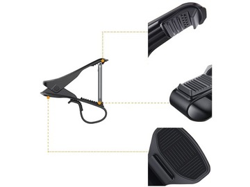 ДЕРЖАТЕЛЬ ДЛЯ АВТОМОБИЛЬНОГО ТЕЛЕФОНА НА ПРИБОРНОЙ ПАНЛИ С ЗАЖИМОМ