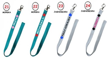 Smycz na klucze z nadrukiem - czterolistna koniczynka