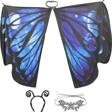 SZAL DO MAKIJAŻU NA SZALIU MOTYL LLWL