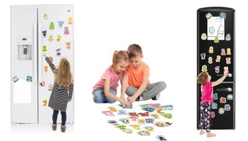 Магниты на холодильник 26 шт ЖИВОТНЫЕ веселые цифры