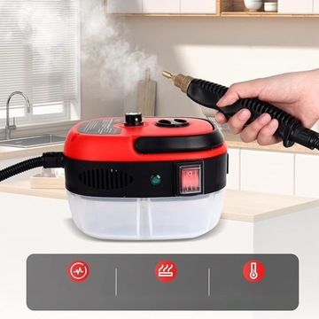 ODKURZACZ PAROWY WYSOKOTEMPERATUROWY I WYSOKOCIŚNIENIOWY WYCZYŚĆ PIEC2500W