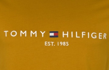 TOMMY HILFIGER, t-shirt męski, miodowy, S