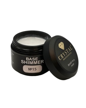 Baza Hybrydowa Kamuflująca CRYSTAL PROFESSIONAL Base Shimmer #15 30ml
