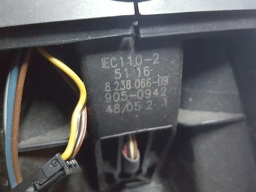 BMW 5 E60 E61 03-06R ZRCÁTKO VNITŘNÍ