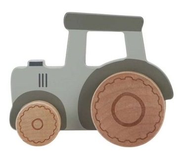 TRAKTOR drewniany pojazd Little Farm Little Dutch 1+