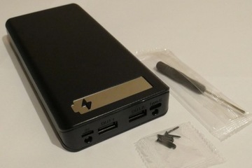 ЧЕХОЛ POWERBANK ДЛЯ 8 x 18650 2xUSB СВЕТОДИОДНЫЙ ФОНАРИК