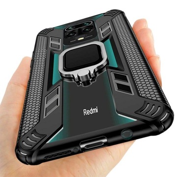 Etui PANCERNE RING CASE SZKŁO do XIAOMI REDMI