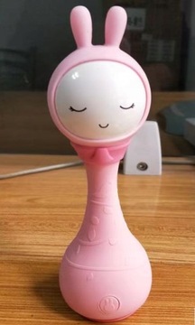 Погремушка Alilo Rabbit, синяя, 16 см