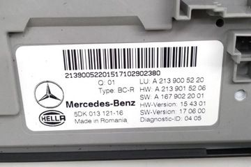 MODUL POHODĚ MERCEDES-BENZ E (W213) A2139005220 1.95L DIESEL 143KW 2017